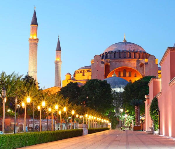 Turquia istambul hagia sophia night