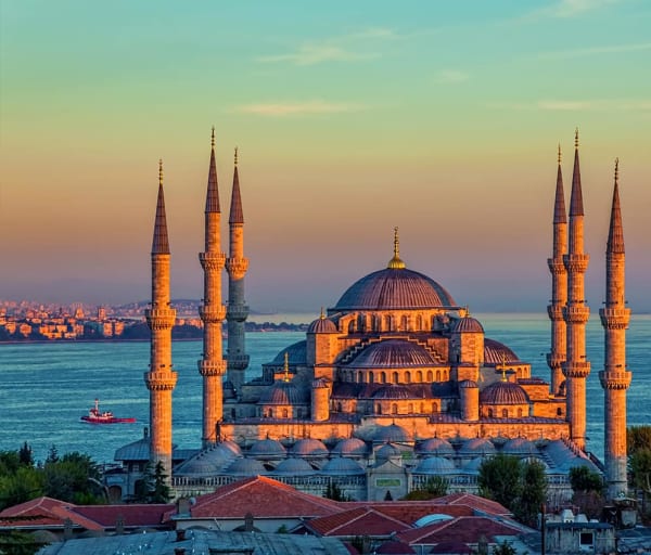 Turquia istambul mesquita sultao ahmed aerea