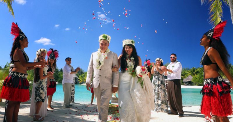 casamento em Bora Bora