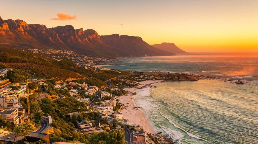por do sol Capetown