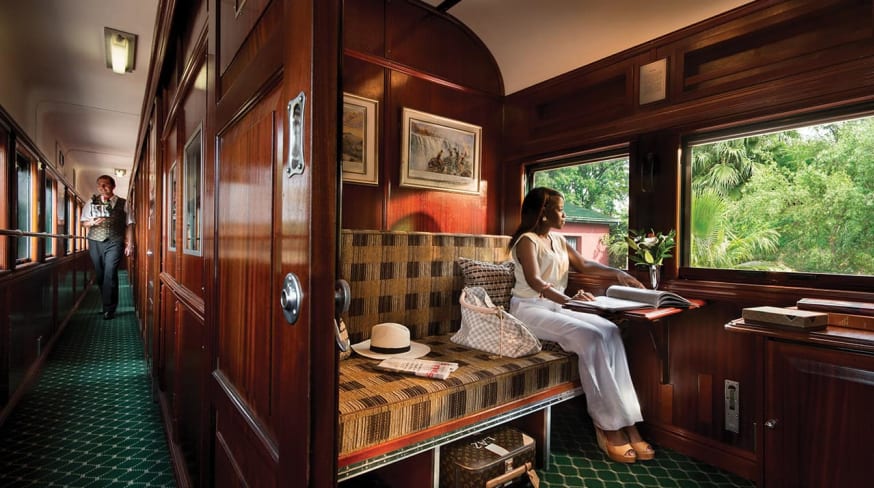 Pullman Suite no Rovos Rail durante o dia
