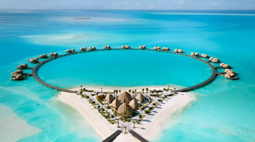 Arabia saudita red sea project nujuma ritz carlton vista aerea