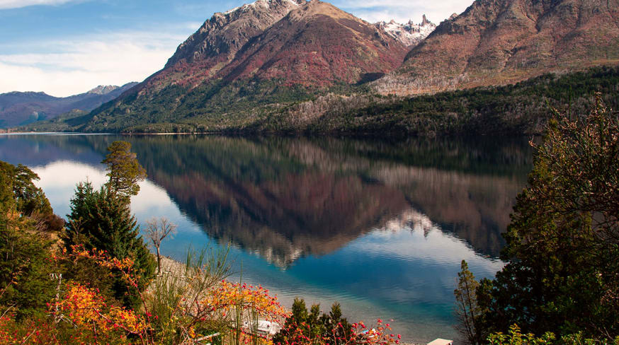 Lago localizado em Bariloche