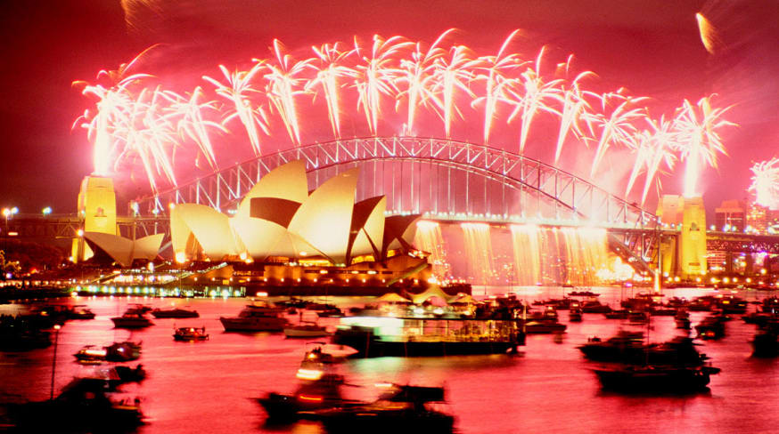 Sydney no Ano Novo, Austrália