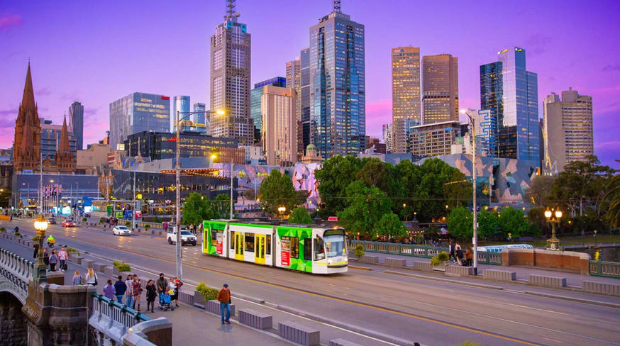 Tourism australia melbourne bonde centro cidade