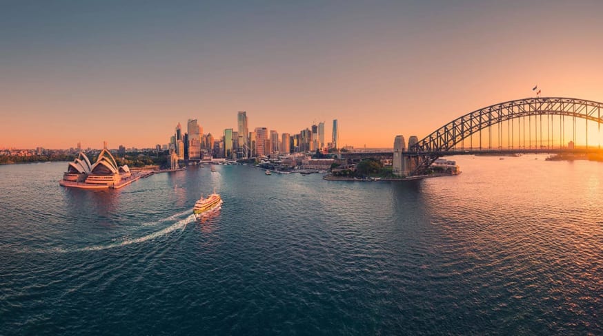 Tourism australia sydney vista aerea baia