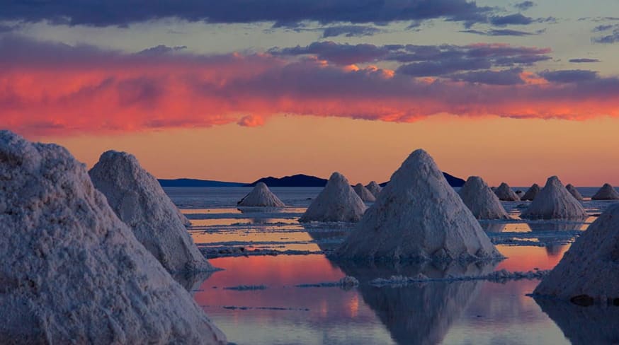 Bolivia salar de uyuni salina