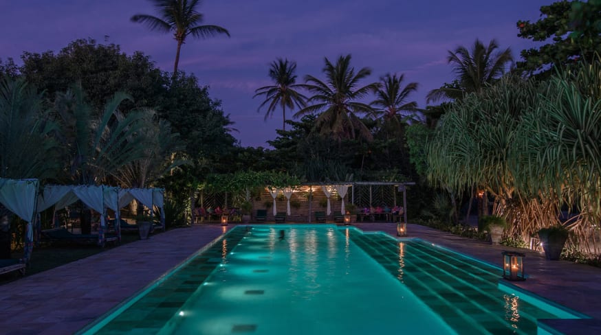 Área de lazer, piscina