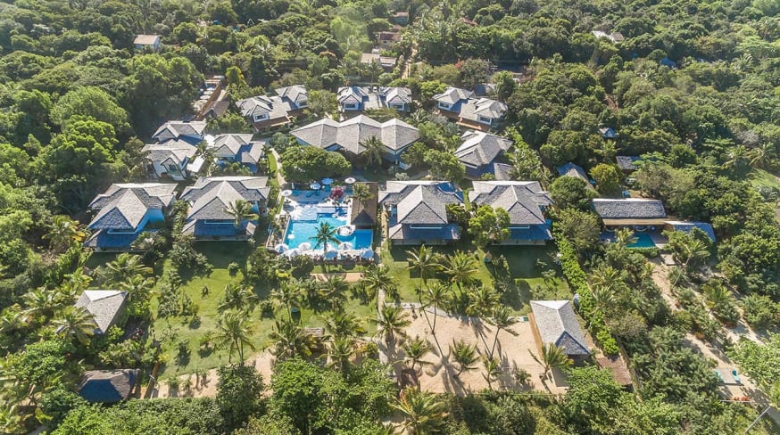 Bahia campo bahia hotel villas spa vista aerea geral