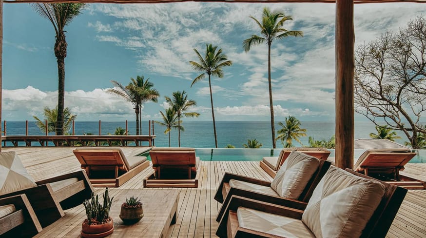 Barracuda hotel villas varanda