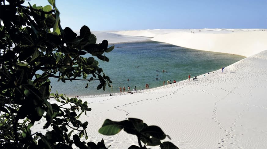 Barreirinhas lagoa azul vista