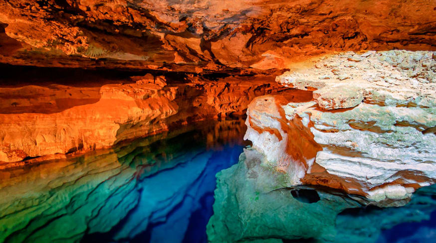 Brasil bahia chapada diamantina caverna