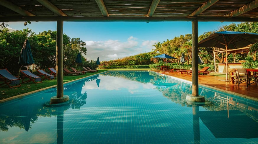 Brasil bahia trancoso pousada tutabel piscina