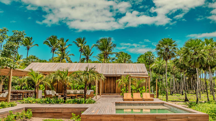 Casa daia ceara brasil vista panaromica