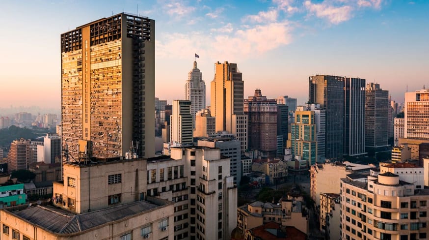 Centro de sao paulo skyline