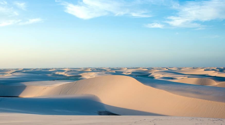Dunas no parque nacional lencois maranhao brasil