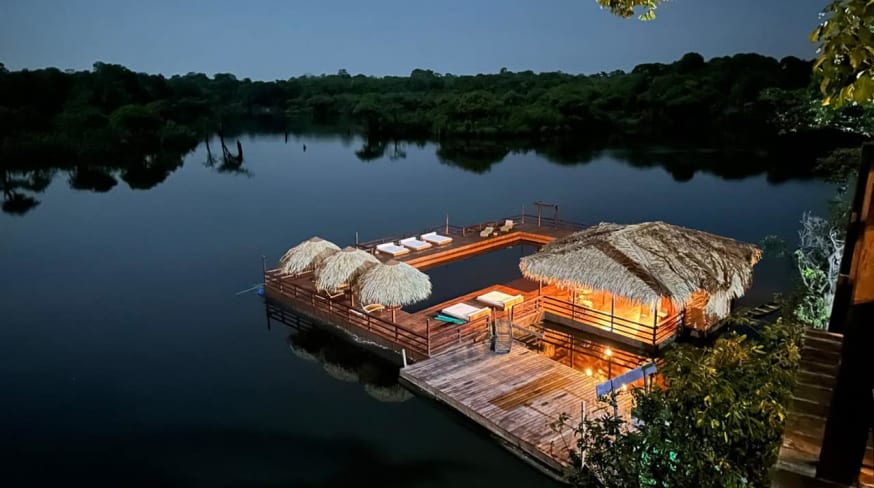 Juma lodge plataforma no rio