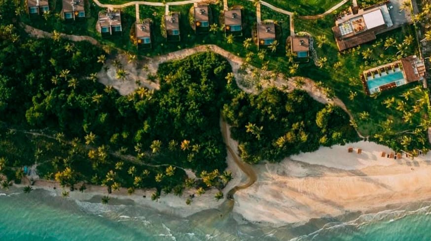 Mahr hotel alagoas brasi drone vista aerea