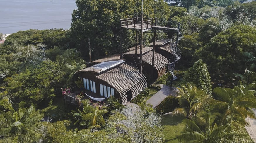 Mirante do gaviao vista aerea