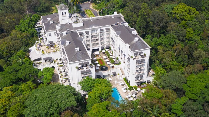 Sao paulo palacio tangara drone