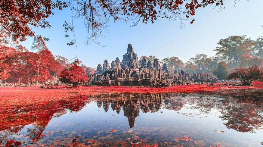 Viagem Camboja Templo Bayon