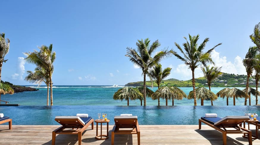 Rosewood le guanahani st barth vista piscina
