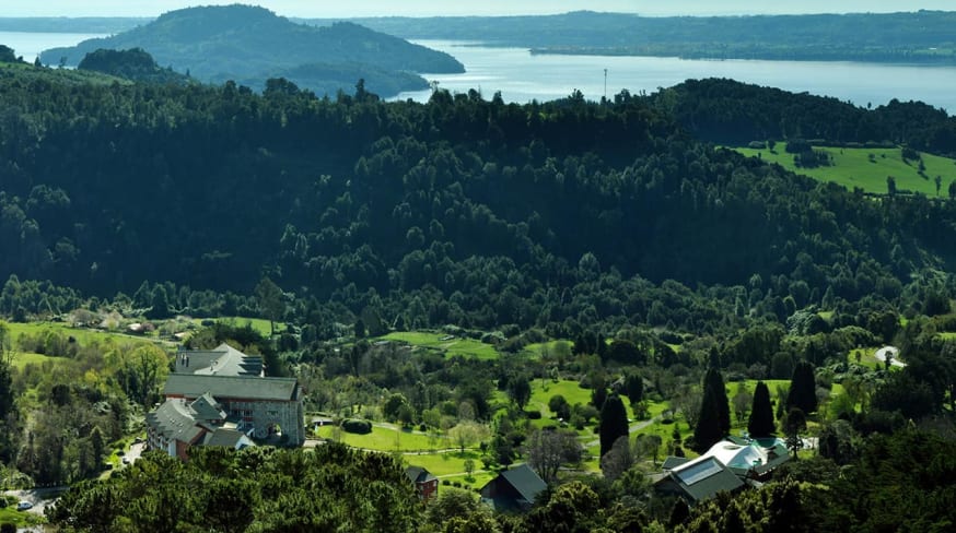 Chile termas de puyehue vista superior