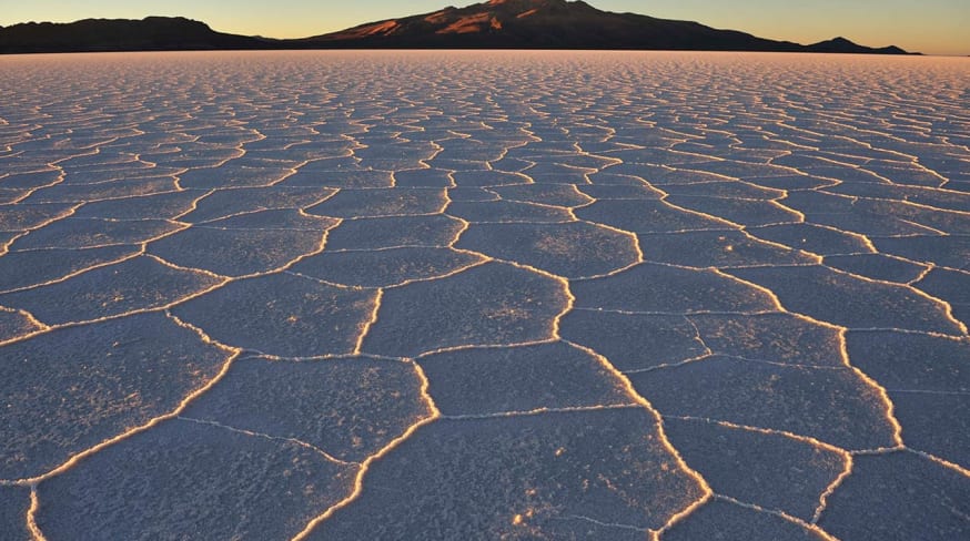 Travessia uyuni paisagem