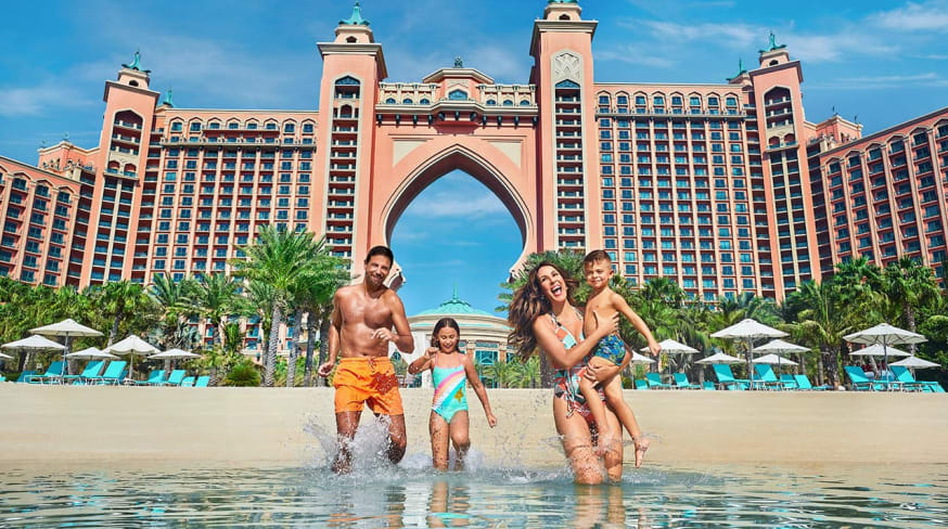 Atlantis the palm familia praia