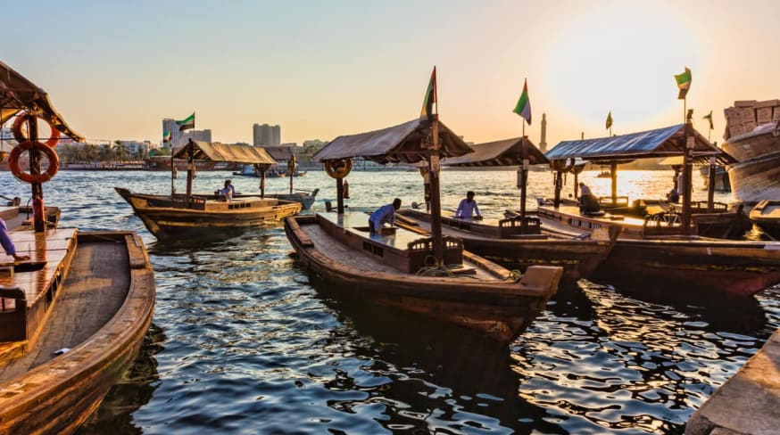 Atrativo turístico barcos Dubai Creek