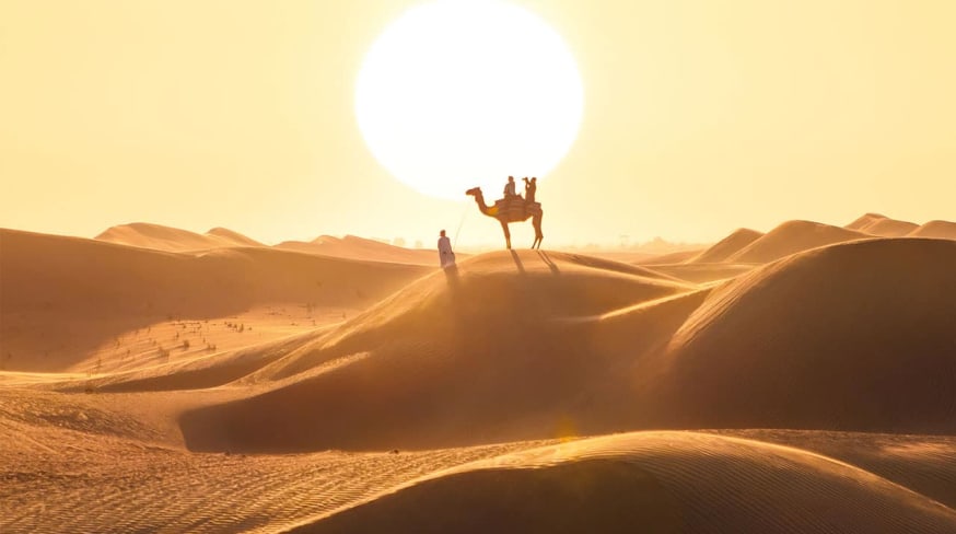 Deserto dubai dunas