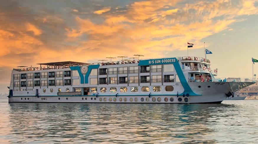 Egito sonesta nile cruise sun goddess exterior
