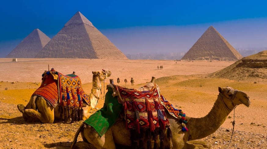 Pirâmides de Gizé, Cairo, Egito