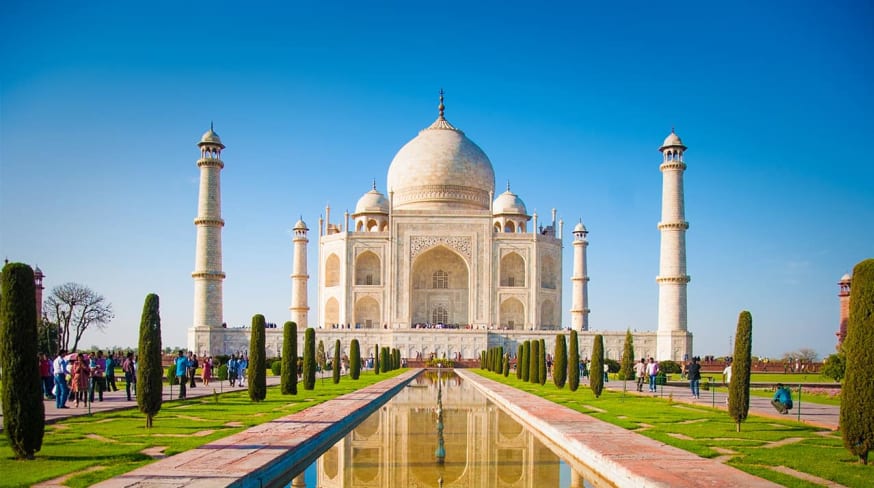 India agra taj mahal templo