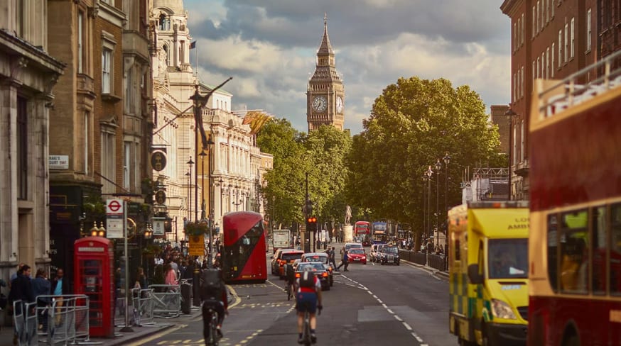 Rua em londres