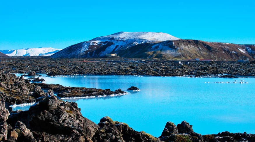 Islandia lagoa azul