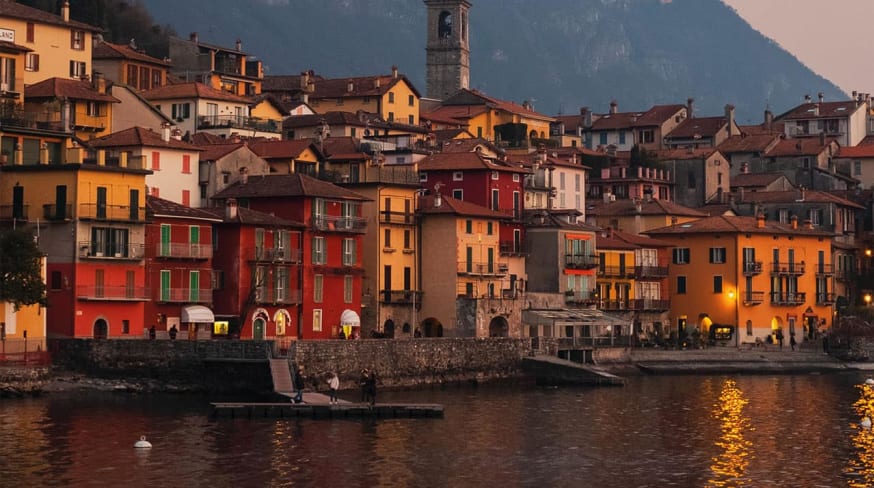 Lago de como italia