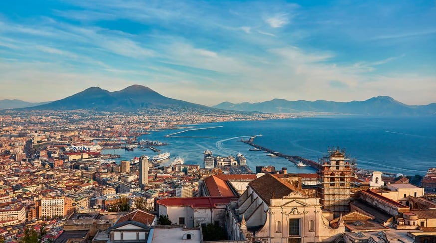 Shuttertstock italia napoles vista da cidade e do vesulvio