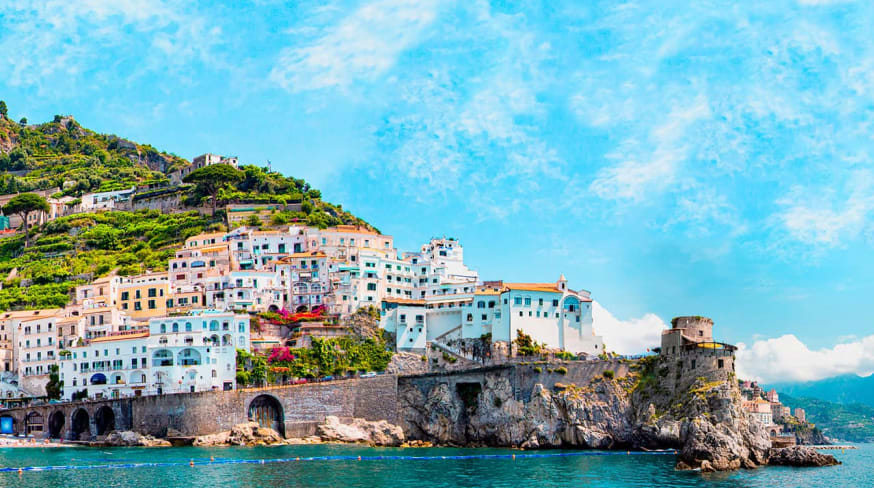 Shuttertstock italia salerno costa de amalfi campania rochas