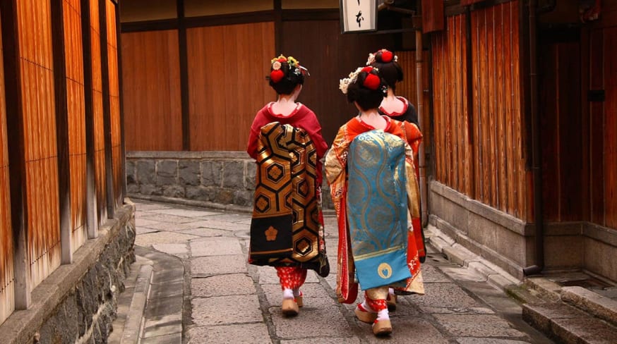 Geishas, Japão