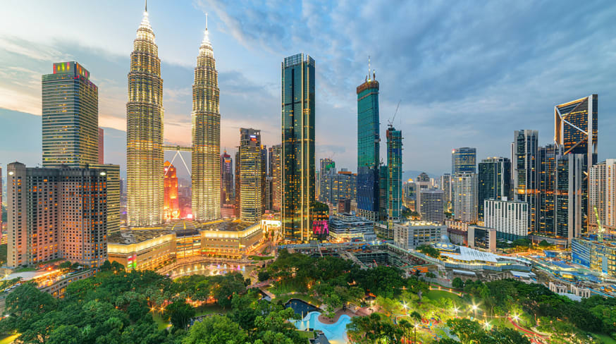 Malasia kuala lumpur the klcc park