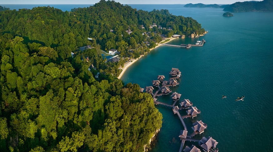 Pangkor laut resort vista aerea