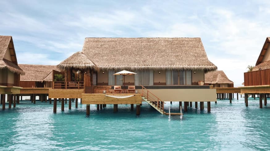 Joali maldivas water villa with pool
