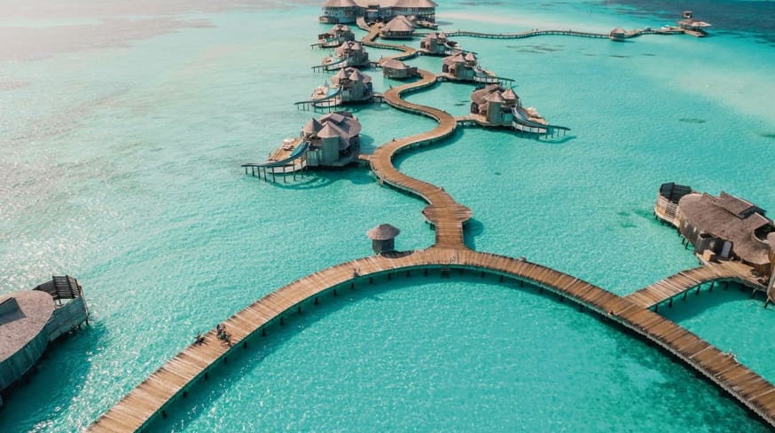 Soneva Jani  aerial 