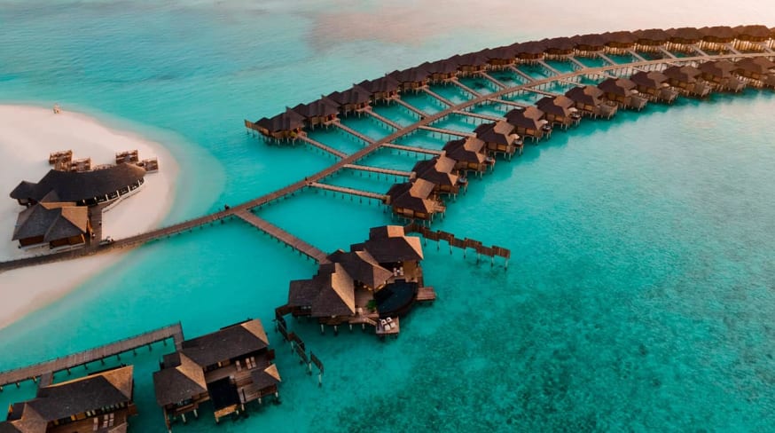 Sun siyam irufushi maldivas aerial view photo