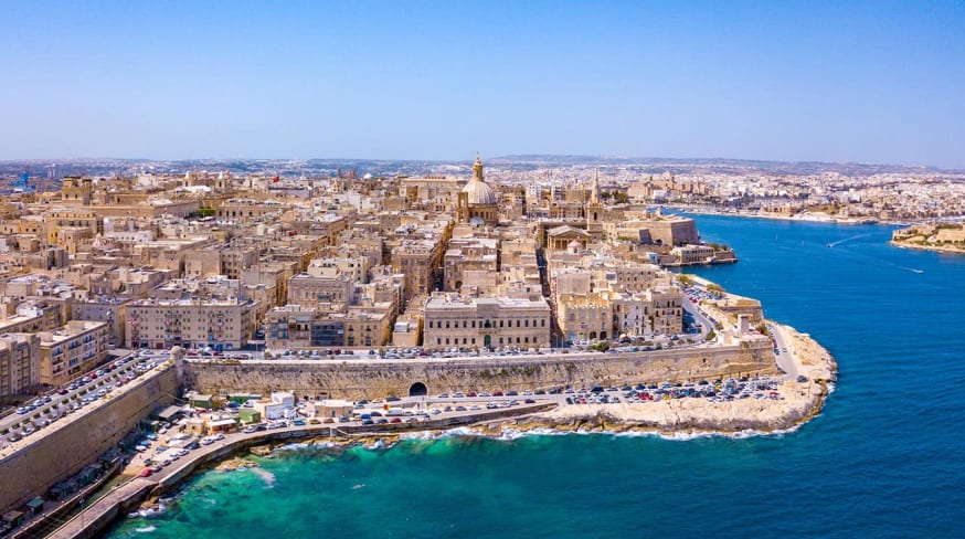 Vista de valletta malta freepick