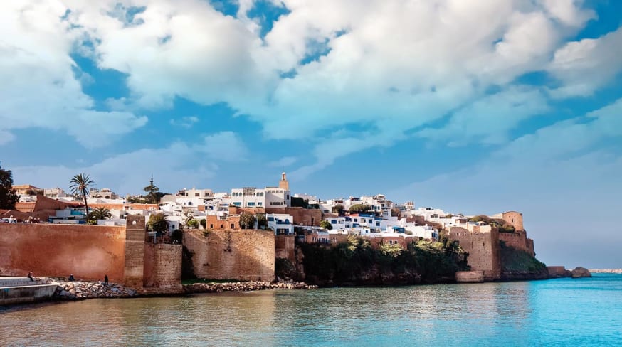 Vista da cidade de Rabat