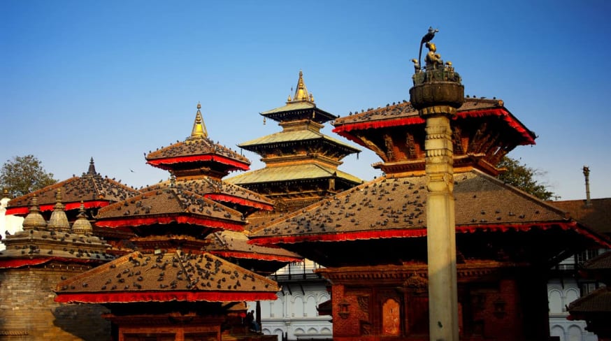 Ponto turístico Praça Durbar, Catmandu, Nepal