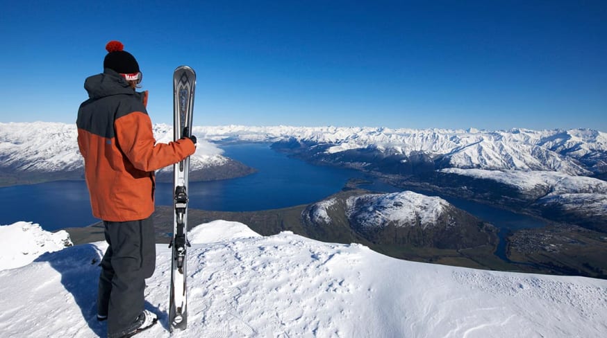 Vista da montanha Remarkables