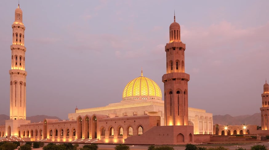 Grande mesquita em muscat